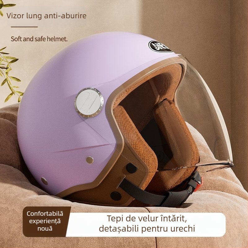 Cască semi pentru motociclete - ABS material, utilizare universală, utilizare în sezonul de iarnă, certificare Gb811-2022b