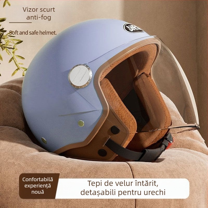 Cască semi pentru motociclete - ABS material, utilizare universală, utilizare în sezonul de iarnă, certificare Gb811-2022b