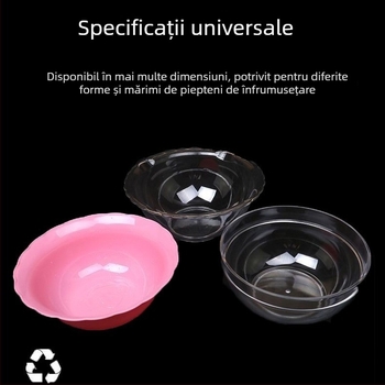 Vas de față de unică folosință, stil coreean cu capac elastic, 100 buc., pentru unelte de înfrumusețare, Brand: Alte