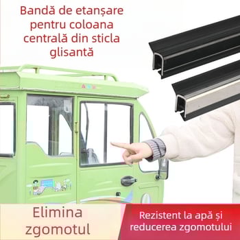 Bandă etanșare pentru uși și ferestre – gumă, universală, pentru triciclu electric închis