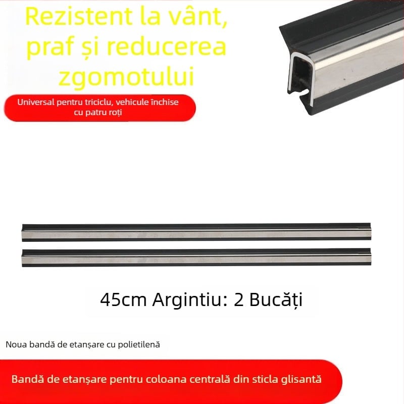 Bandă etanșare pentru uși și ferestre – gumă, universală, pentru triciclu electric închis