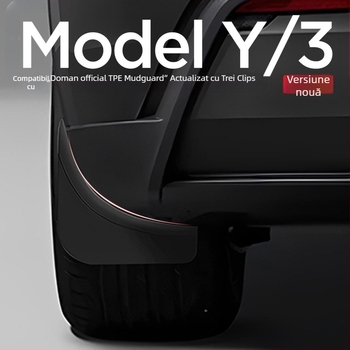 Protecție aripă roții pentru Tesla Model Y/Model 3 (Versiune nouă) – Accesoriu decorativ pentru modificare, transmisie automată