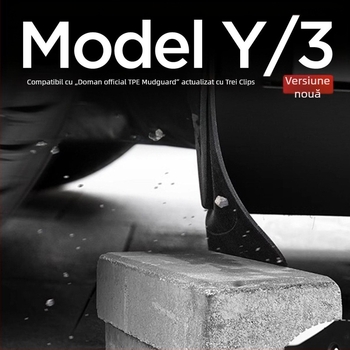 Protecție aripă roții pentru Tesla Model Y/Model 3 (Versiune nouă) – Accesoriu decorativ pentru modificare, transmisie automată