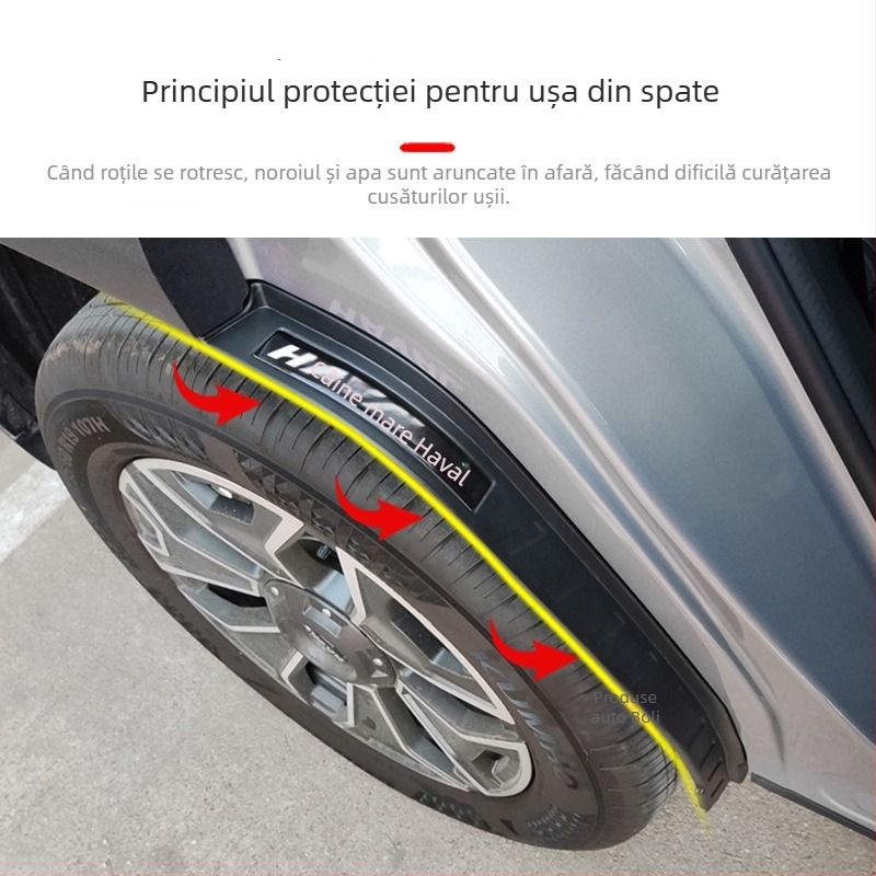Protecție noroi pentru vehicul – specifică pentru Haval Big Dog, a doua generație, garnitură interioară a roții din spate, piese de modificare a aripii roții pentru PHEV