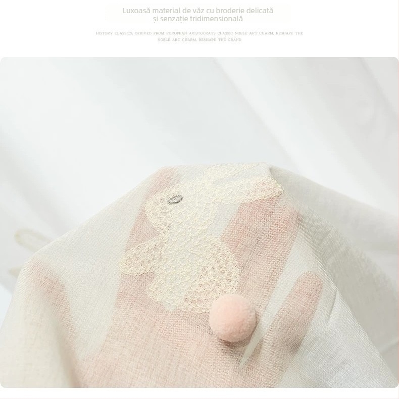 Corturi pentru camera copiilor — poliester, jacquard, umbrire semipătrunzătoare 40-70%, potrivite pentru ferestre bay window și ferestre standard