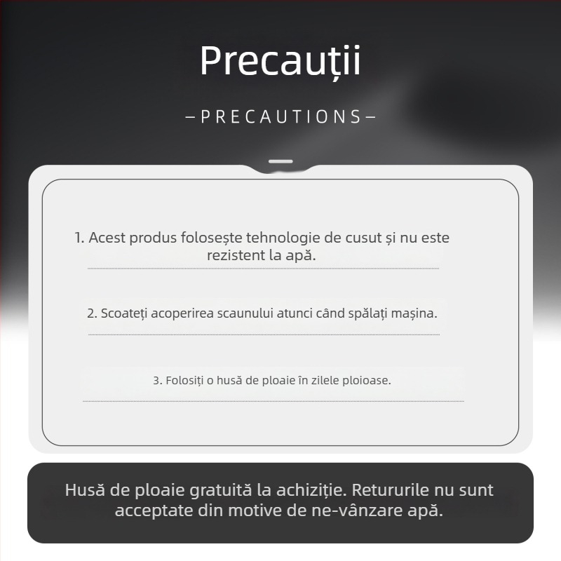 Husă pentru pernă de scaun a vehiculului electric, compatibilă cu AE7, AE2, EZ3i, EZ4, AE4, AE5 și AE8 — PU material, toate sezoanele, fără personalizare.