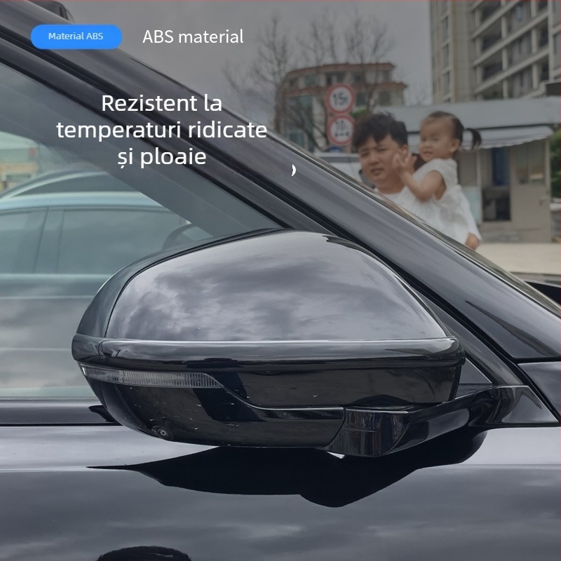 Bandă anti-coliziune pentru oglinda retrovizoare – ABS, Bosk, model WENJIE, pentru M8