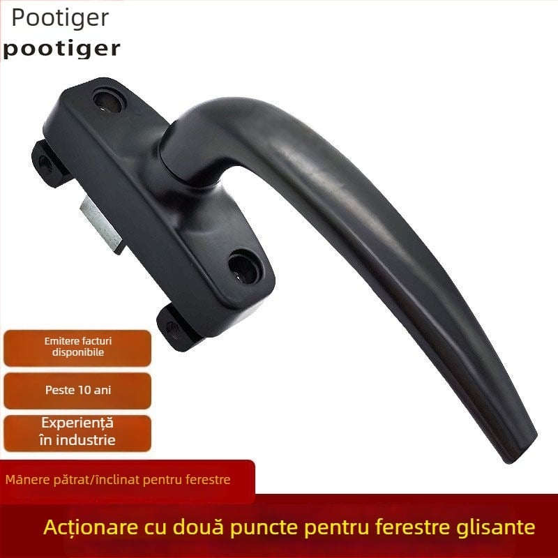 Maner pentru fereastră batantă din aluminiu, SNHU-3801-Z, marcă Bottega, finisaj vopsire cu pulverizare, stil Nou Chinezesc