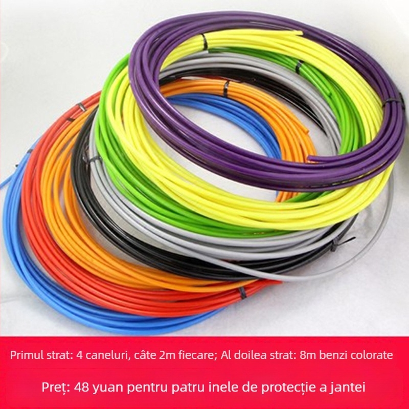 Bandă de protecție anti-coliziune pentru butucul roții, PVC, General model, compatibil cu toate modelele, marca Yizhi Valley