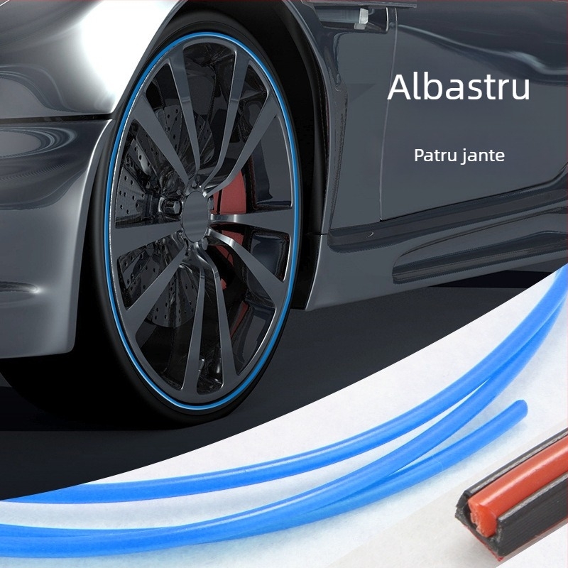 Bandă de protecție anti-coliziune pentru butucul roții, PVC, General model, compatibil cu toate modelele, marca Yizhi Valley