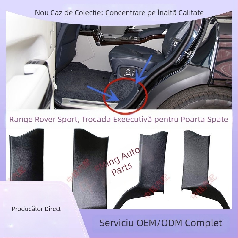 Oțel inoxidabil: acoperire praguri la ușile din spate și panou interior pentru coloana C pentru Range Rover Sport Executive (stânga și dreapta) — cod produs Ltao693924753431