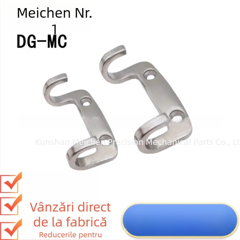 HFZ27-65/80 Cârlig dublu din oțel inoxidabil | Finisaj oglindit, pentru băi, dulapuri și garderobe | Meichen