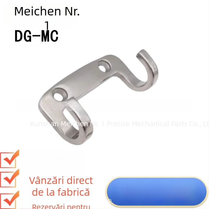 HFZ27-65/80 Cârlig dublu din oțel inoxidabil | Finisaj oglindit, pentru băi, dulapuri și garderobe | Meichen