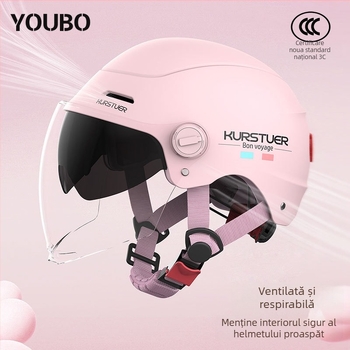 Cască semi, ABS, certificat 3C, vară, pentru vehicule electrice