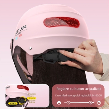 Cască semi, ABS, certificat 3C, vară, pentru vehicule electrice