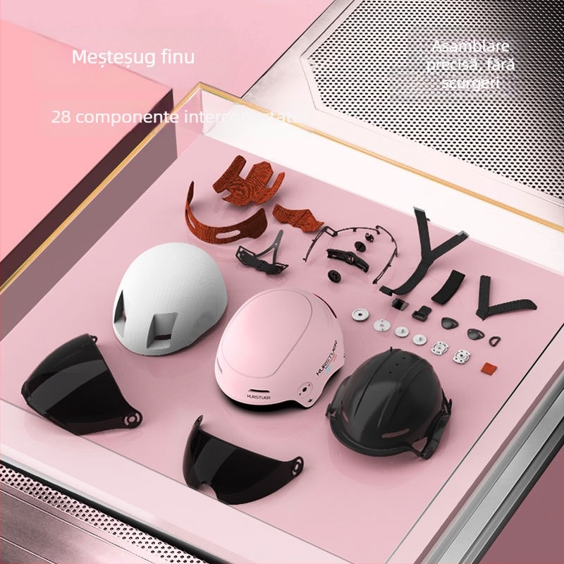 Cască semi, ABS, certificat 3C, vară, pentru vehicule electrice