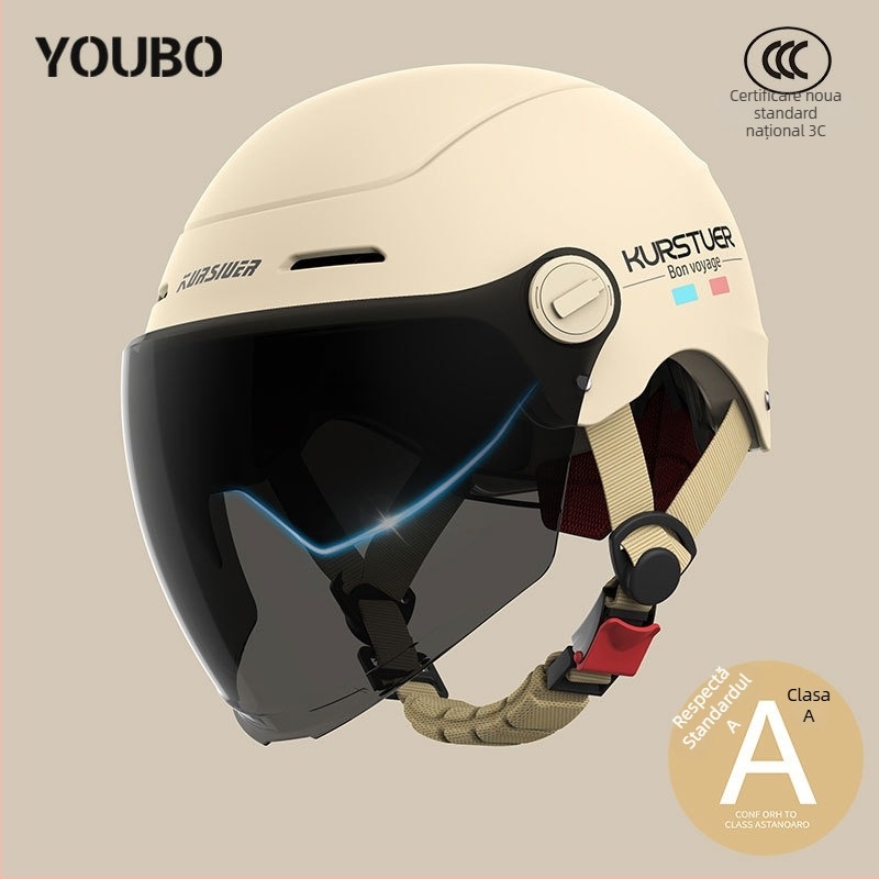 Cască semi, ABS, certificat 3C, vară, pentru vehicule electrice