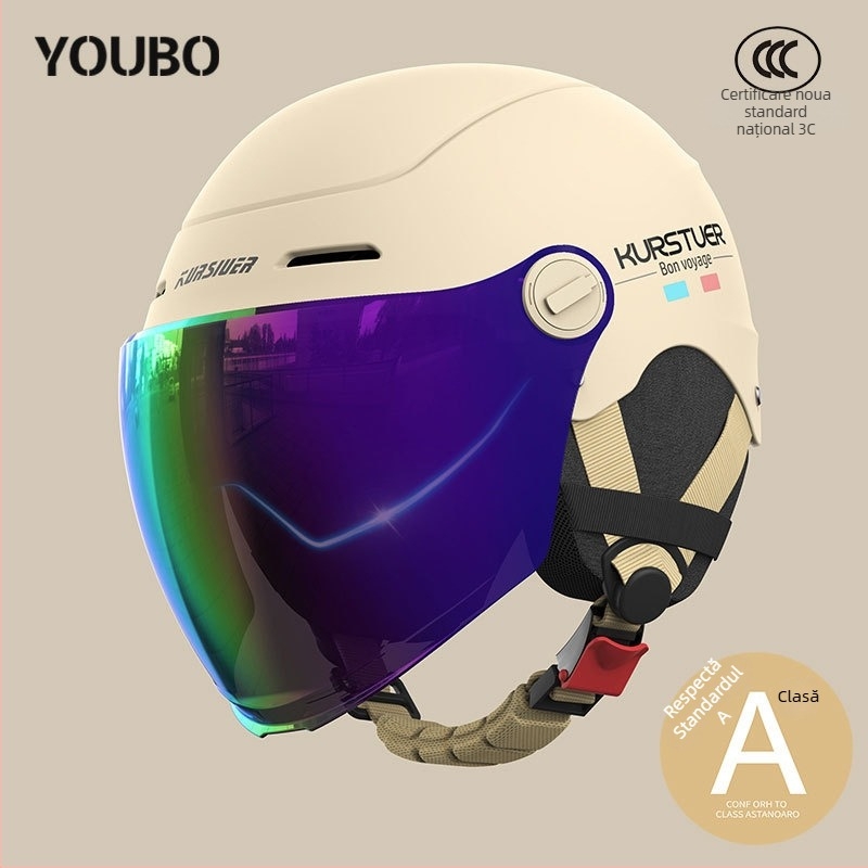 Cască semi, ABS, certificat 3C, vară, pentru vehicule electrice