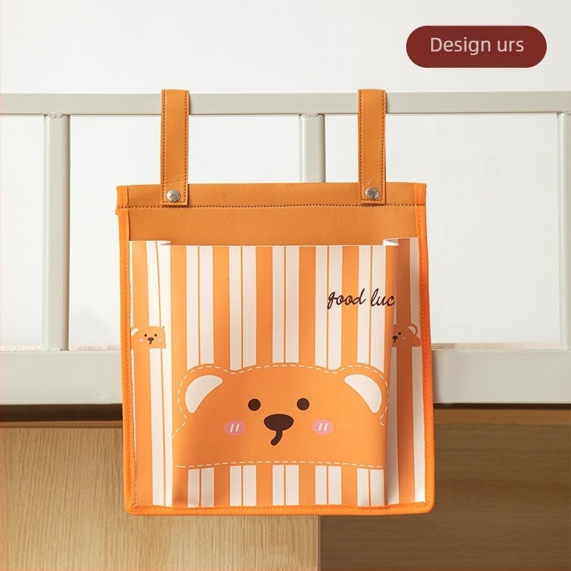 Geantă de depozitare suspendată din PU – Organizator modern, simplu, pentru perete, lenjerie, șosete, cărți și gustări