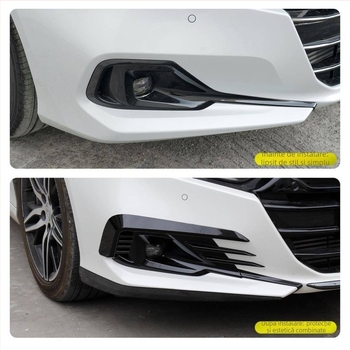Sprânceană pentru farurile de ceață față Honda Accord 2018-2022, cadru pentru farul de ceață, set din două piese