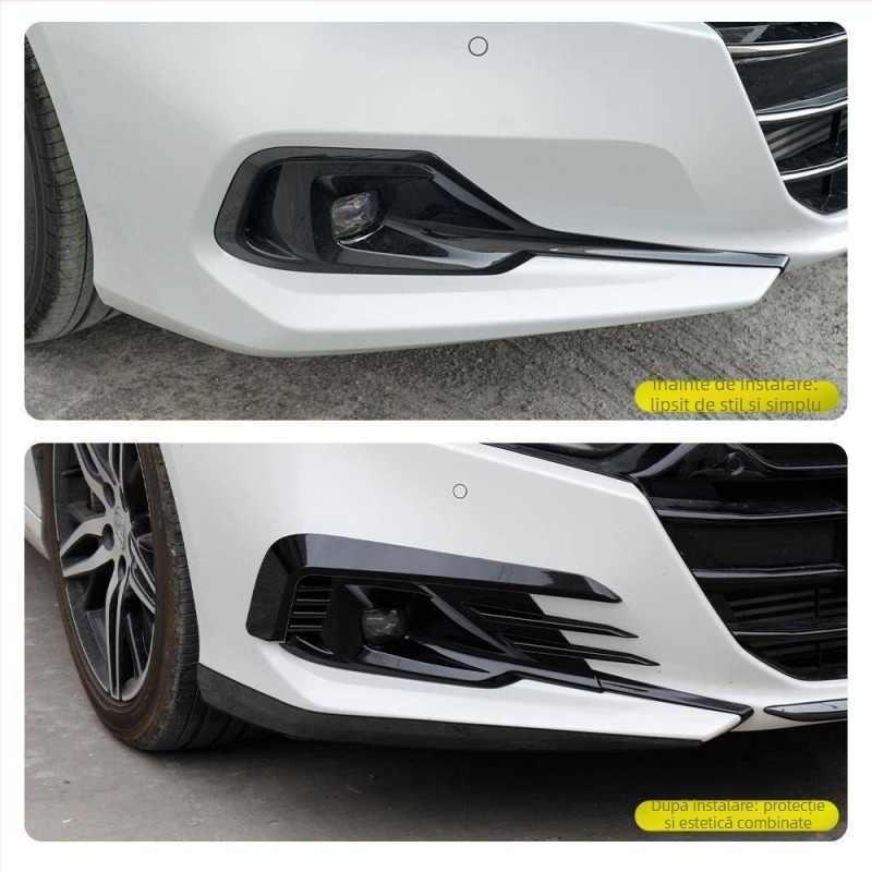 Sprânceană pentru farurile de ceață față Honda Accord 2018-2022, cadru pentru farul de ceață, set din două piese