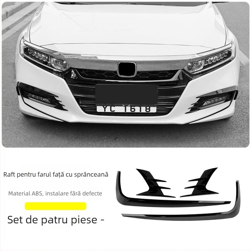 Sprânceană pentru farurile de ceață față Honda Accord 2018-2022, cadru pentru farul de ceață, set din două piese