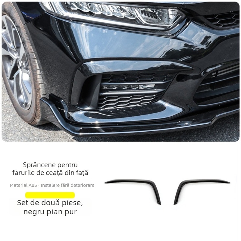 Sprânceană pentru farurile de ceață față Honda Accord 2018-2022, cadru pentru farul de ceață, set din două piese