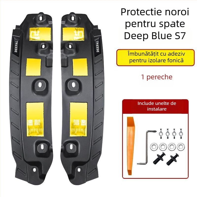 Liner pentru aripa spate la Changan S7/S07 — plastic moale, compatibil cu Q07, transmisie automată