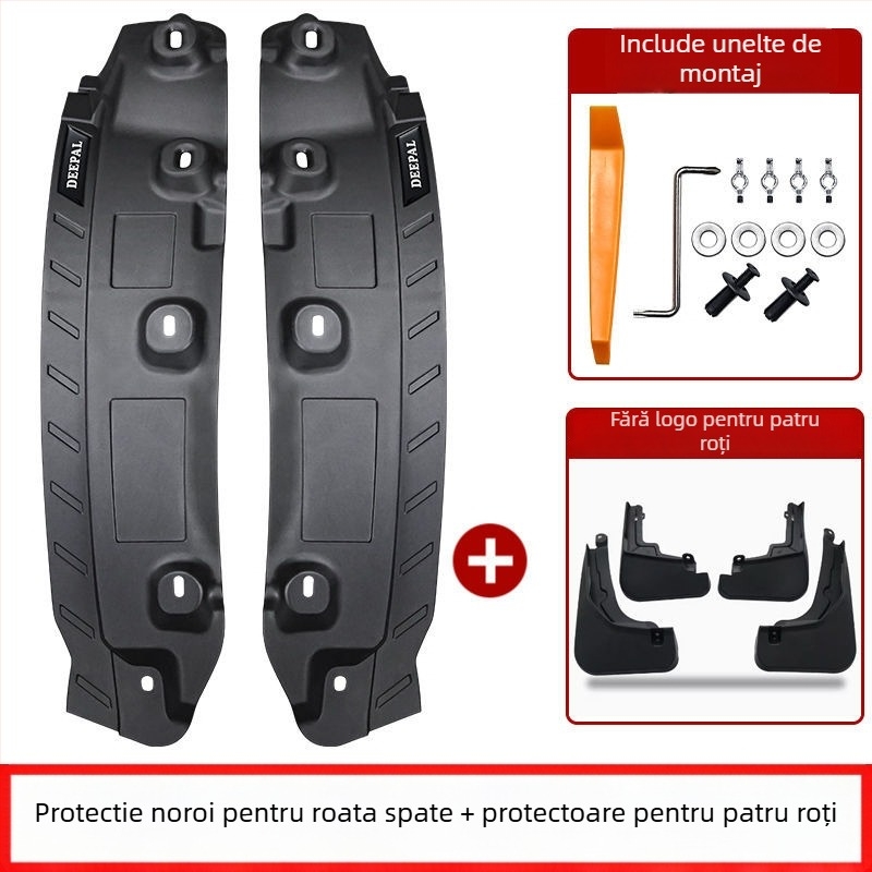 Liner pentru aripa spate la Changan S7/S07 — plastic moale, compatibil cu Q07, transmisie automată