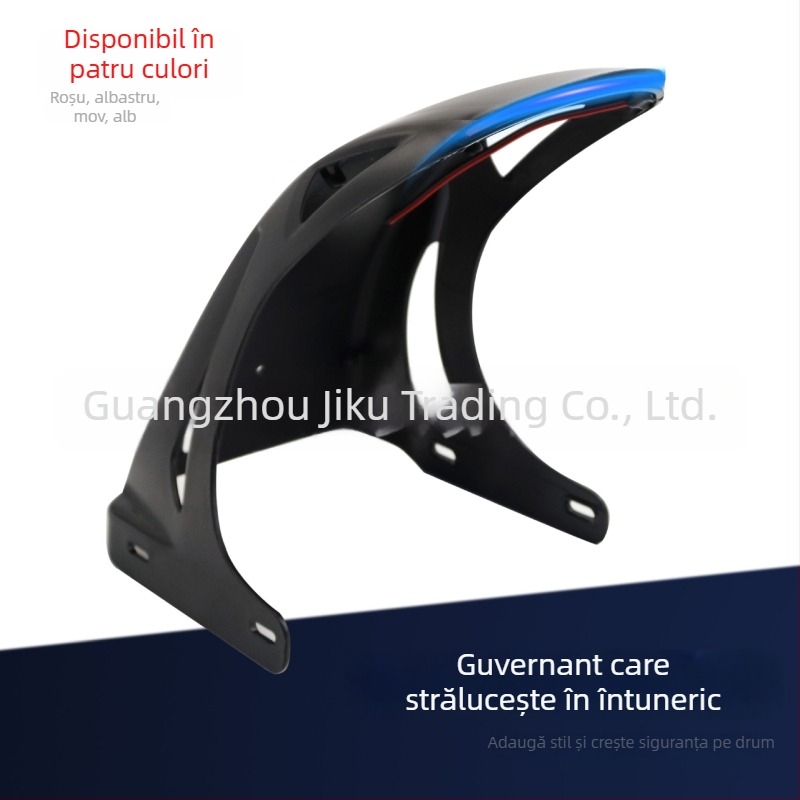 Apărător frontal luminos pentru motocicletă/vehicul electric – plastic, versiune îngroșată, model JK luminous front section