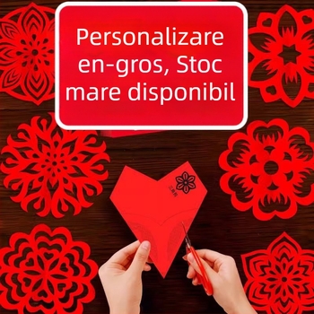 Model de tăiere pe hârtie pentru ferestre pentru copii DIY – material: hârtie, ambalaj: pungă Opp, categorie: grile ferestre