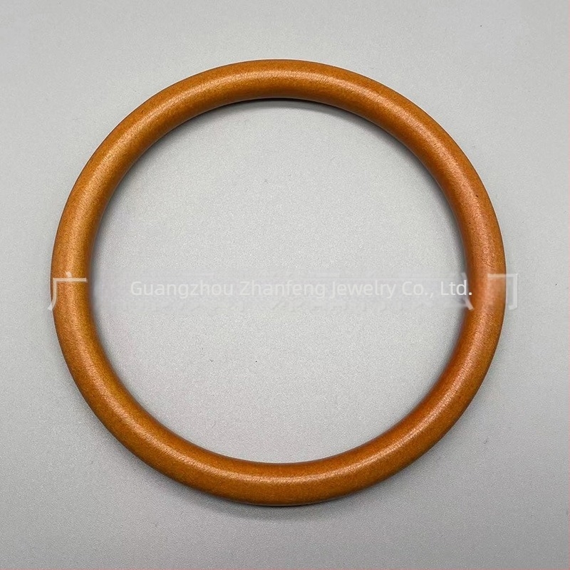Inel circular din lemn pentru brățară DIY și mâner de geantă – accesoriu din lemn (Material: Lemn; Brand: Junfeng; Stil: trend național; Model: culoare solidă; Funcție: Reducerea încărcării)
