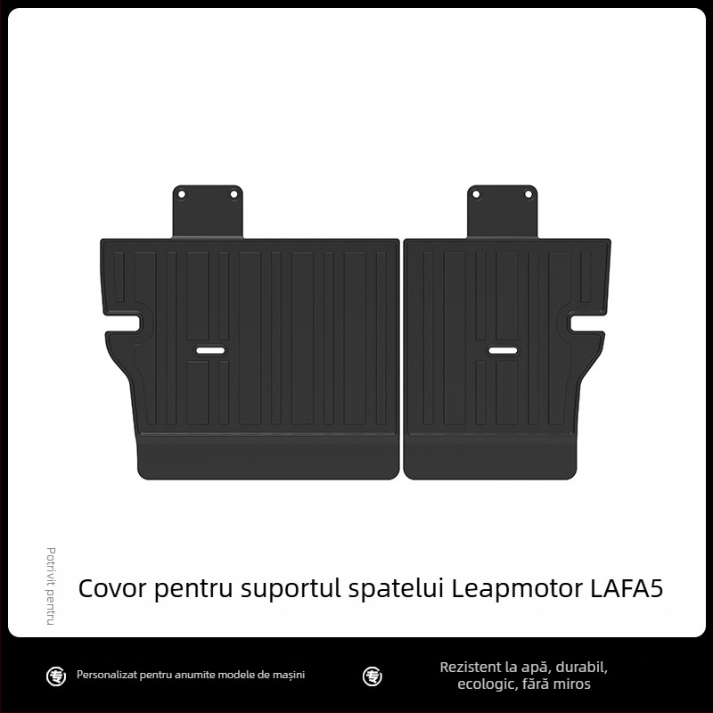 Cenfun covorașe podea TPE pentru mașină și pernă de spate pentru Leapmotor Lafa5 – impermeabile, rezistente la uzură, cu model fibră de carbon în stil galaxie, material ecologic, personalizabile