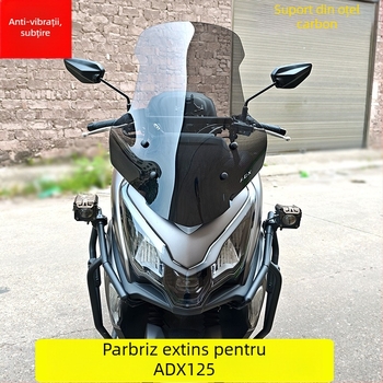 Parbriz Adx125 — Protectie Frontala pentru Motocicleta, Antivibratie, Protectie la ploaie