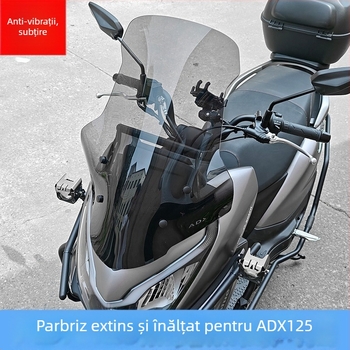 Parbriz Adx125 — Protectie Frontala pentru Motocicleta, Antivibratie, Protectie la ploaie