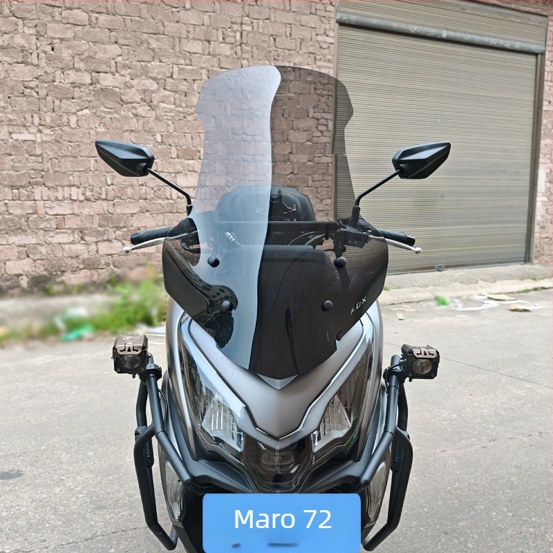 Parbriz Adx125 — Protectie Frontala pentru Motocicleta, Antivibratie, Protectie la ploaie