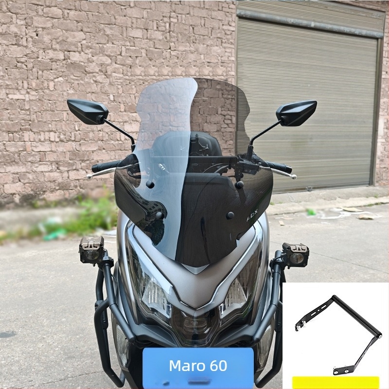 Parbriz Adx125 — Protectie Frontala pentru Motocicleta, Antivibratie, Protectie la ploaie