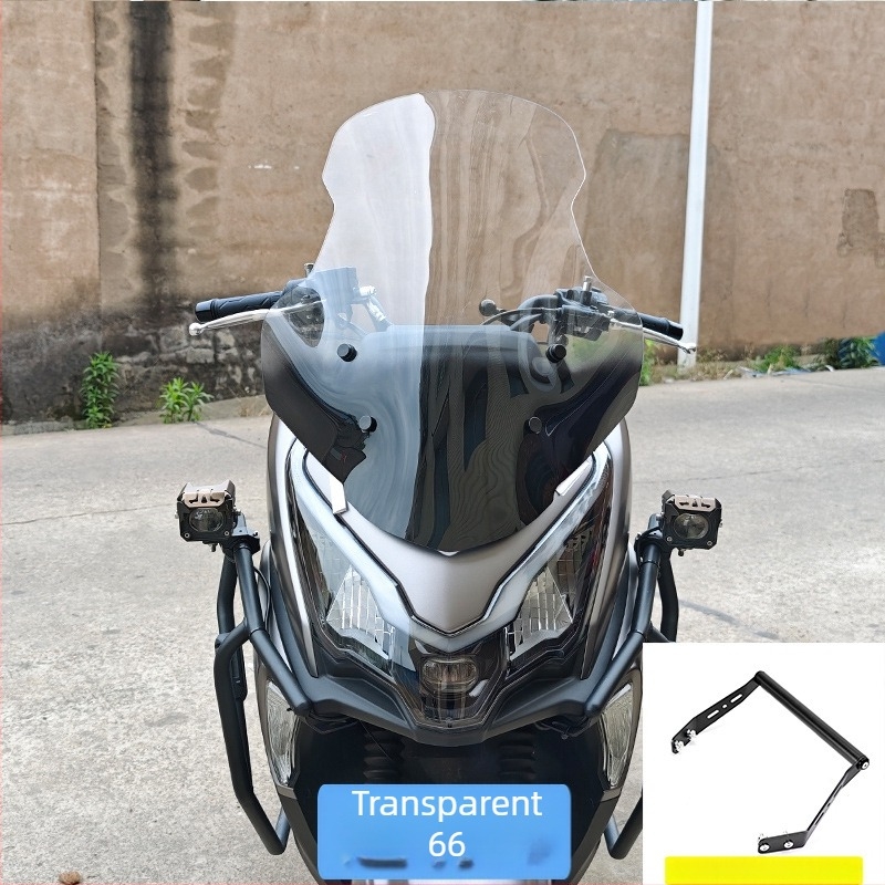 Parbriz Adx125 — Protectie Frontala pentru Motocicleta, Antivibratie, Protectie la ploaie