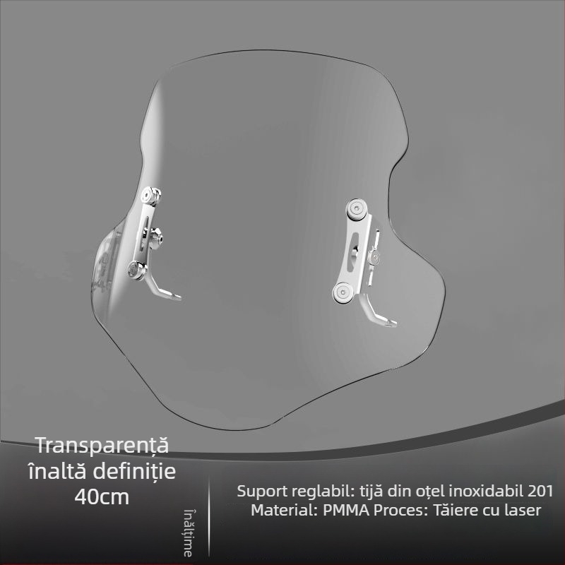 Placă de ridicare a parbrizului față pentru scuterul electric Afr Suzuki Uy – parbriz îngroșat, accesoriu de modificare