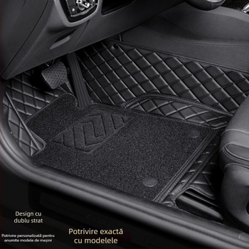 Covorașe de podea pentru mașină - Piele, Xianglu, potrivite pentru un model dedicat, piele rezistentă la uzură