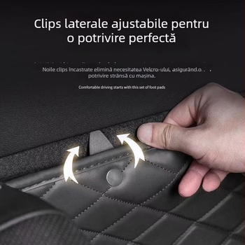 Covorașe de podea pentru mașină - Piele, Xianglu, potrivite pentru un model dedicat, piele rezistentă la uzură