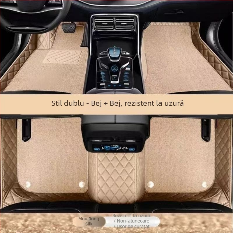 Covorașe de podea pentru mașină - Piele, Xianglu, potrivite pentru un model dedicat, piele rezistentă la uzură