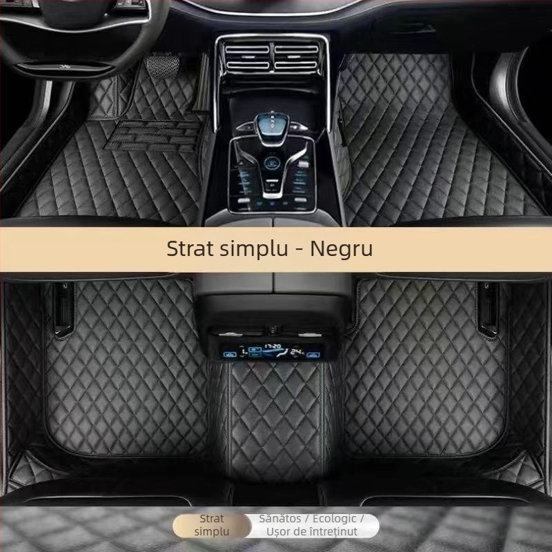 Covorașe de podea pentru mașină - Piele, Xianglu, potrivite pentru un model dedicat, piele rezistentă la uzură