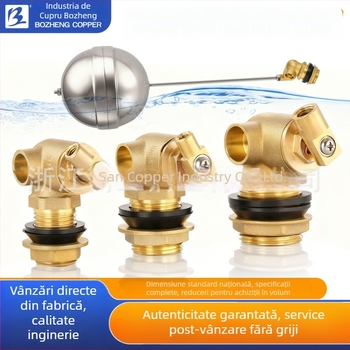 Valvă cu plută din alamă, acționare rapidă, conexiune filetată, model BZ9140