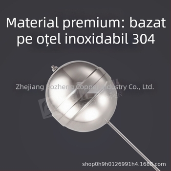 Valvă cu plută din alamă, acționare rapidă, conexiune filetată, model BZ9140
