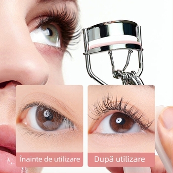 Set ondulator gene și pieptene pentru sprâncene cu logo – portabil, non-electric, OEMs