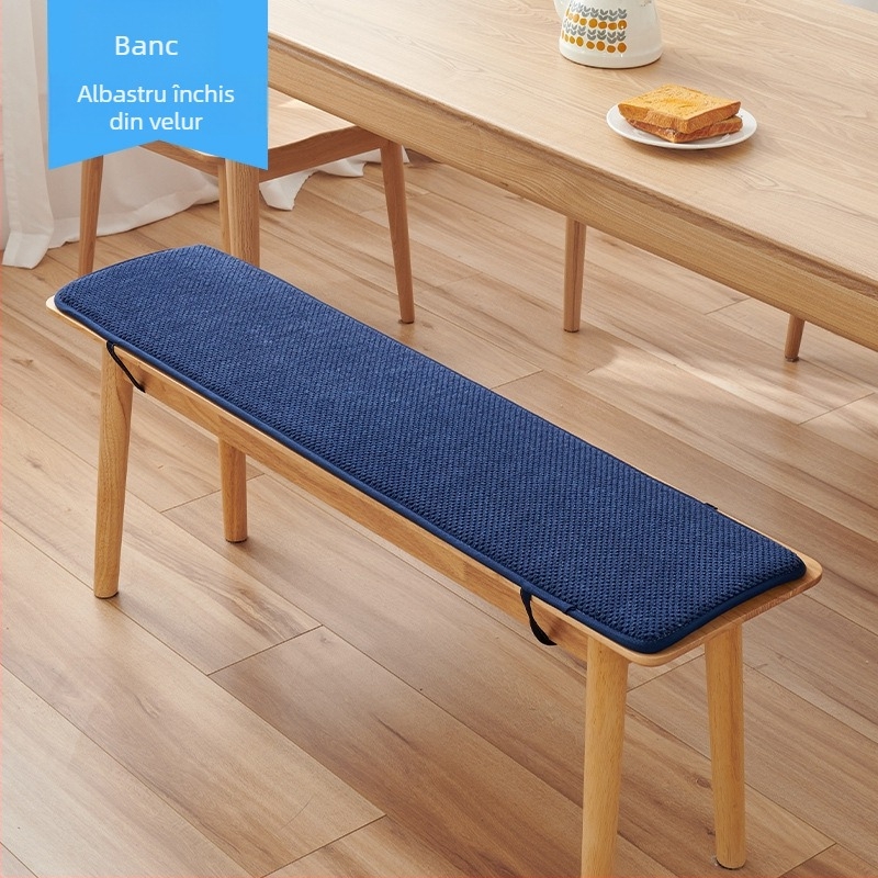 Perne lungi pentru bancă, din fleece, pentru dining room, stil simplu modern, umplutură: alt material