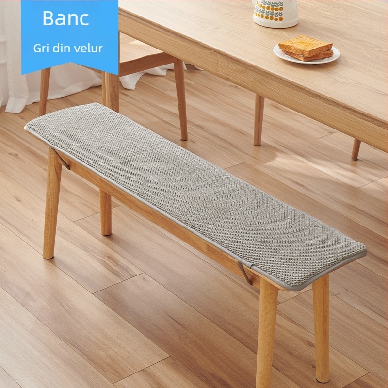 Perne lungi pentru bancă, din fleece, pentru dining room, stil simplu modern, umplutură: alt material
