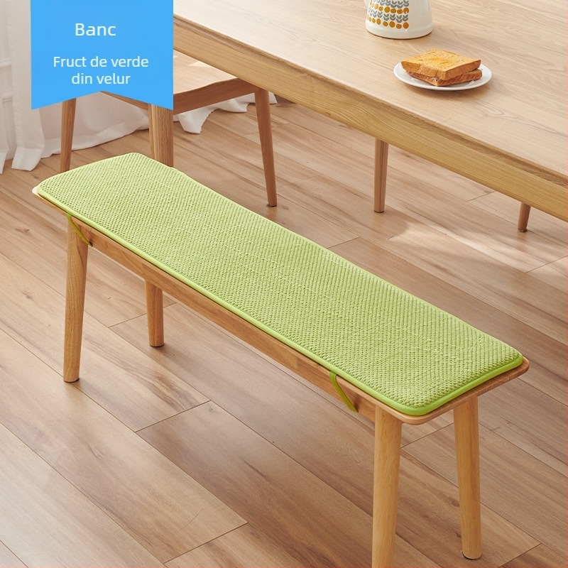 Perne lungi pentru bancă, din fleece, pentru dining room, stil simplu modern, umplutură: alt material