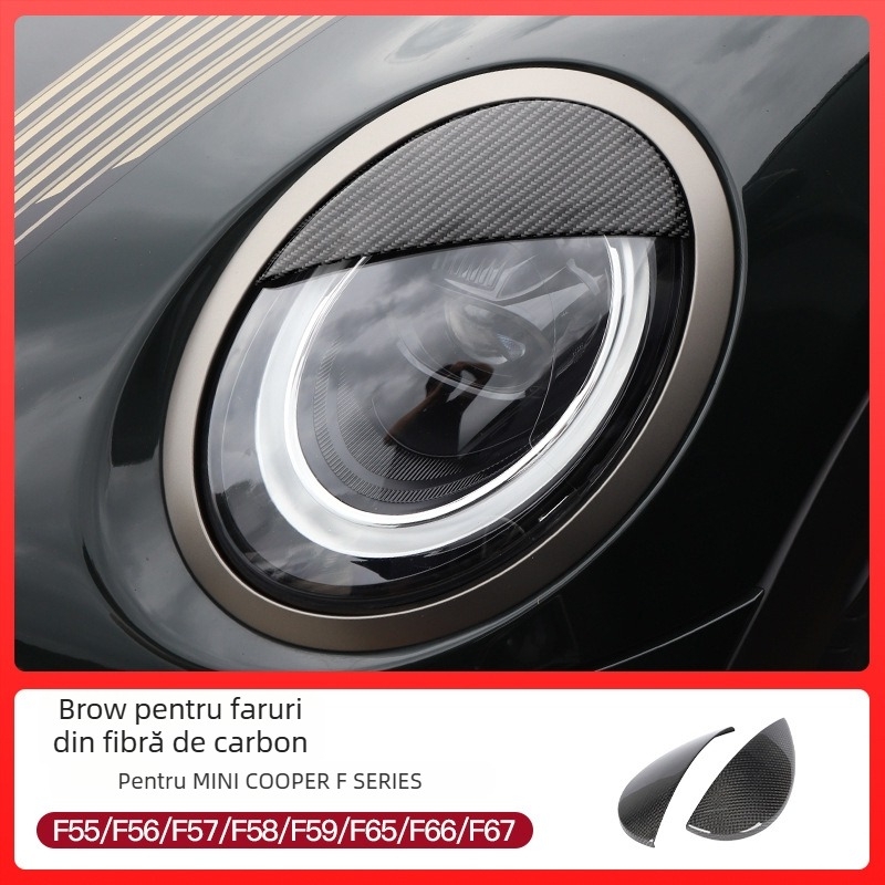 Carcasă din fibră de carbon pentru far BMW Mini Cooper – Modificare pleoape dublă, Nr. produs ltao894338939565